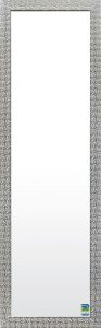 Espejo plata y blanco 36x121.7 frente klárity